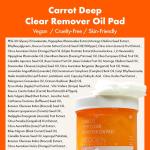 [NeoGen] DERMALOGY CARROT DEEP CLEAR OIL PAD 150ML (60 PADS) 13