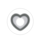 [cocoview] AXIAL FIXED Heart Ruri Gray 1month 0.00D 1ea/1Vial 2