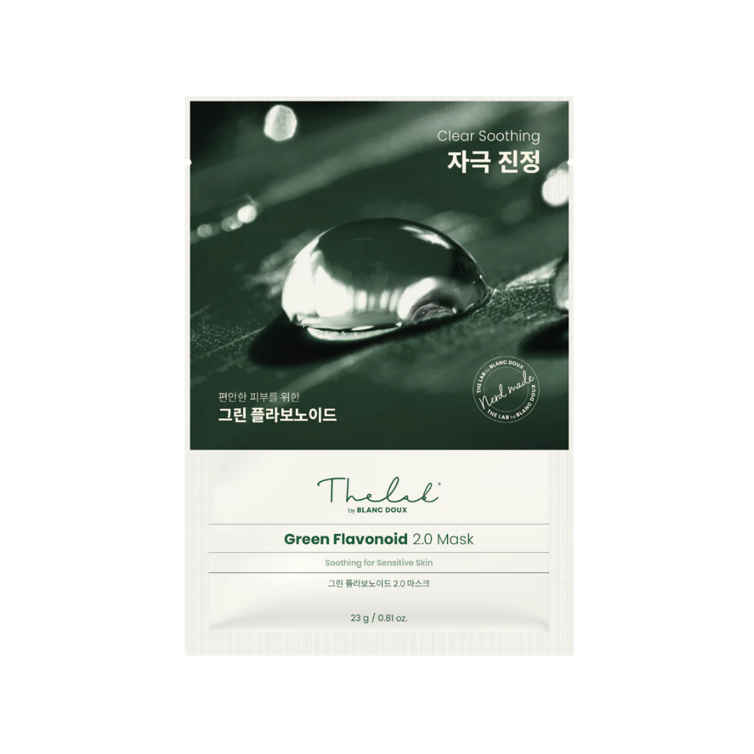 [THE LAB By BLANC DOUX] Green Flavonoid 2.0 Mask 1EA 23g