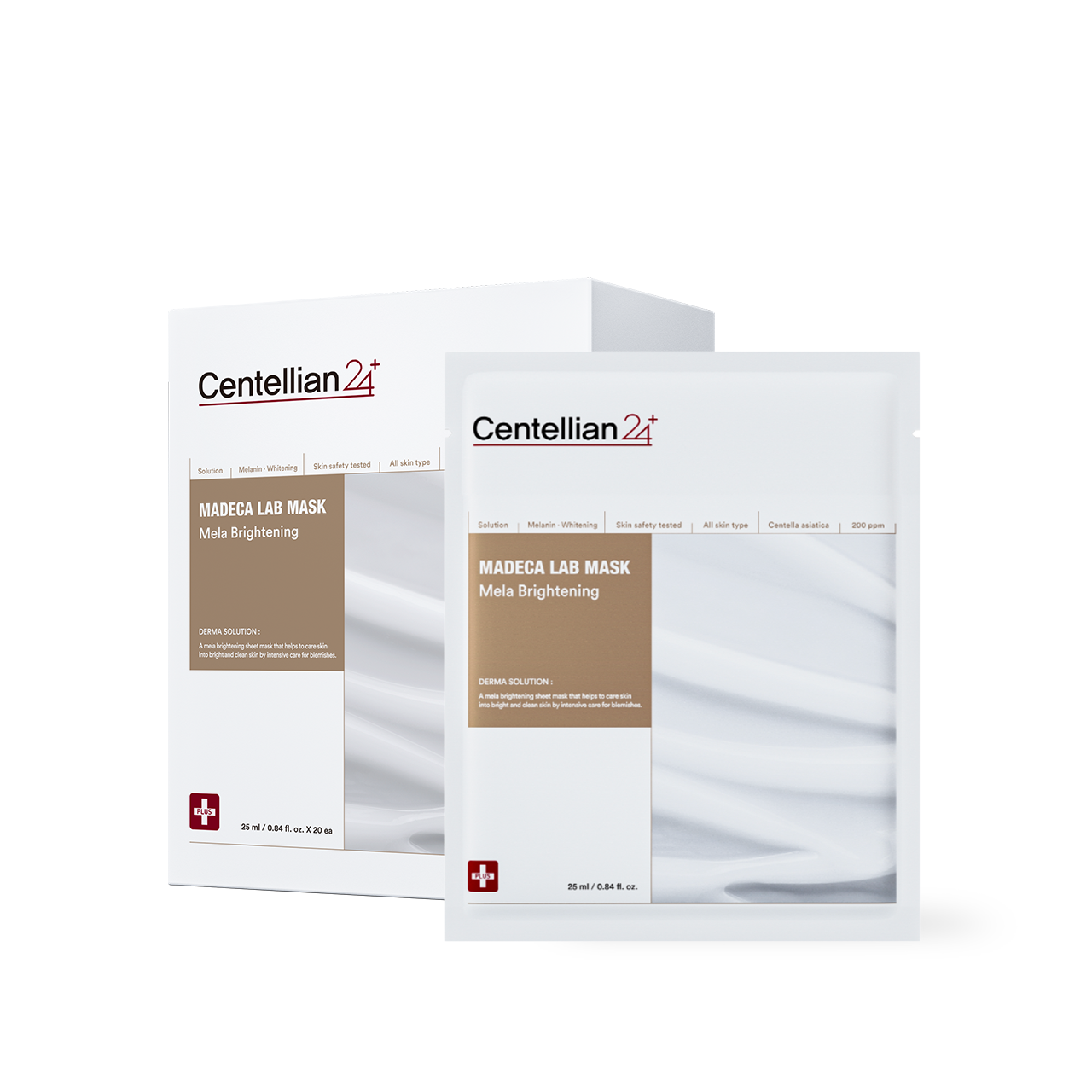 [Centellian24] Madeca Lab Mask Mela Brightening 25ml_20pcs