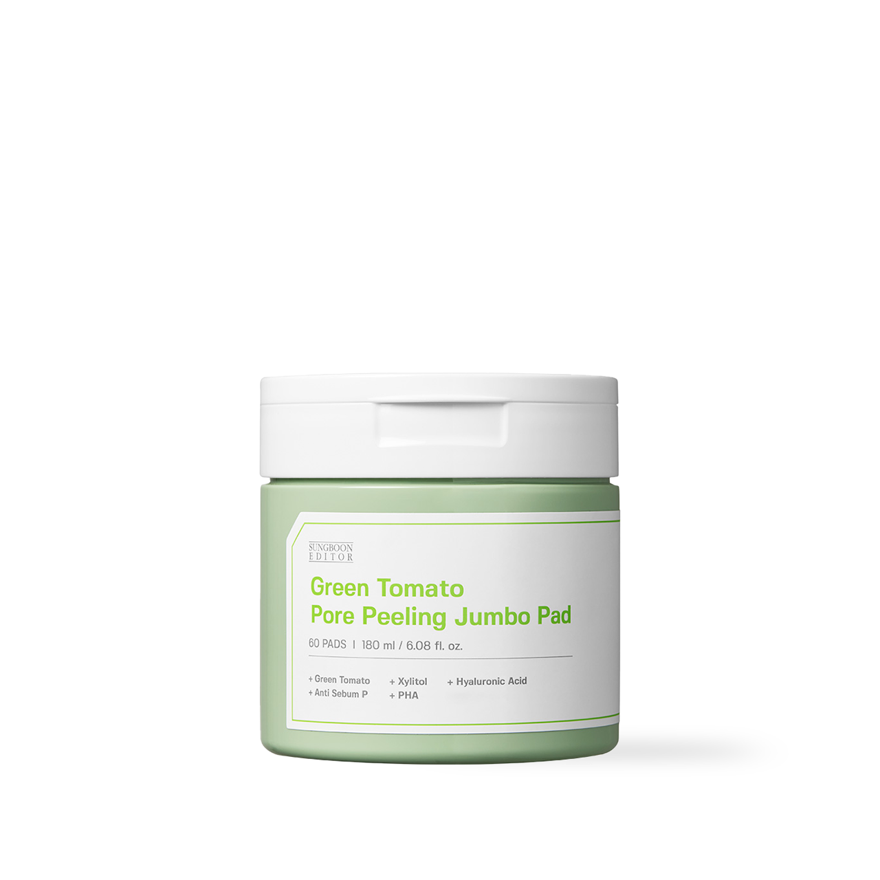 [SUNGBOON EDITOR] Green Tomato Pore Peeling Jumbo Pad 60 Sheets