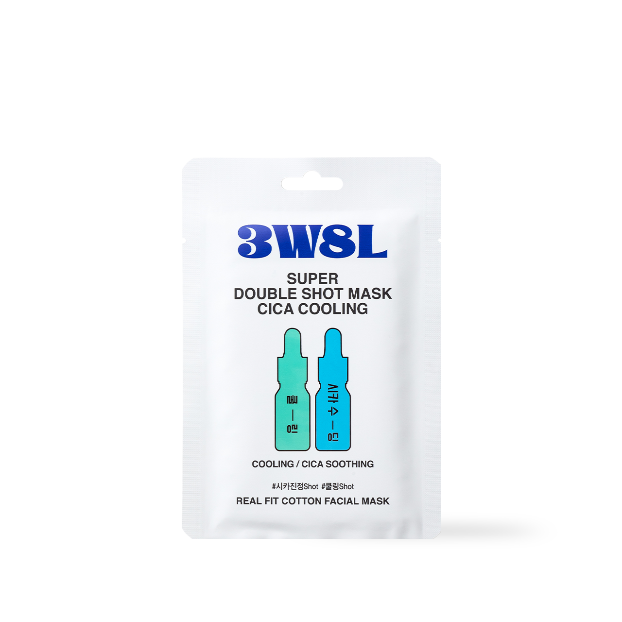 [3W8L] Super Double Shot Mask Cica Cooling 27ml