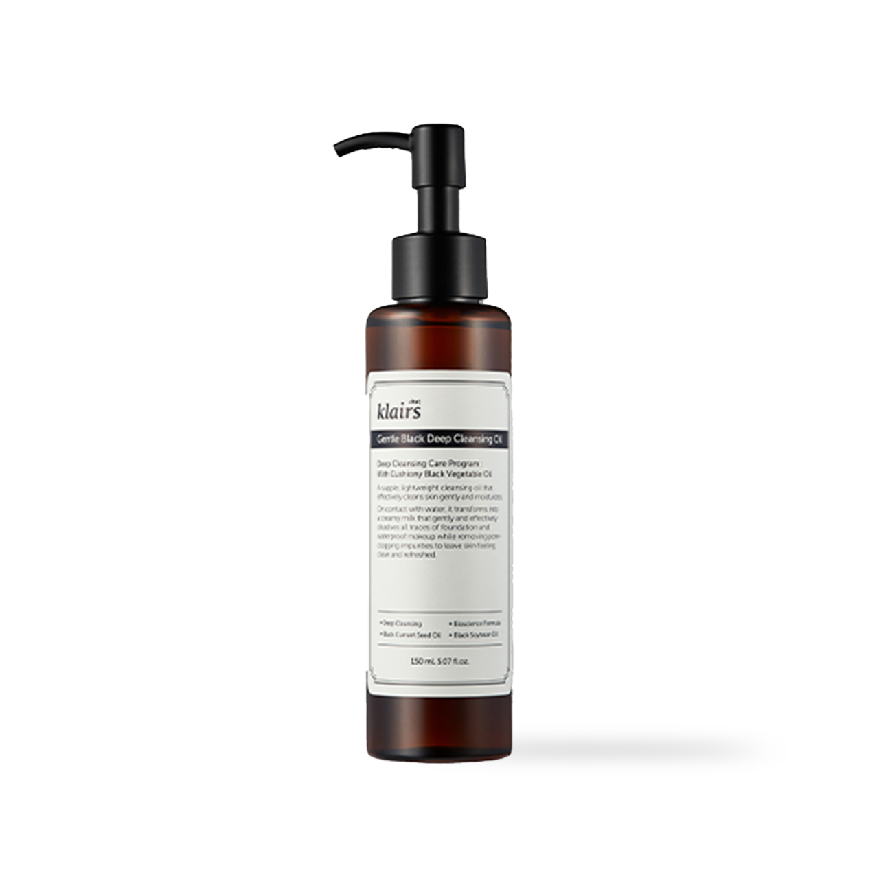 [Dear Klairs] Gentle Black Deep Cleansing Oil 150ml