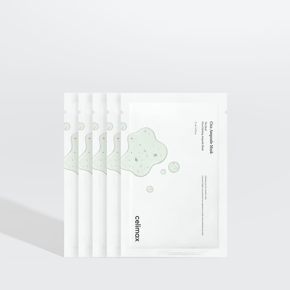 [celimax] The Real Cica Calming Ampoule Mask- 2 Size