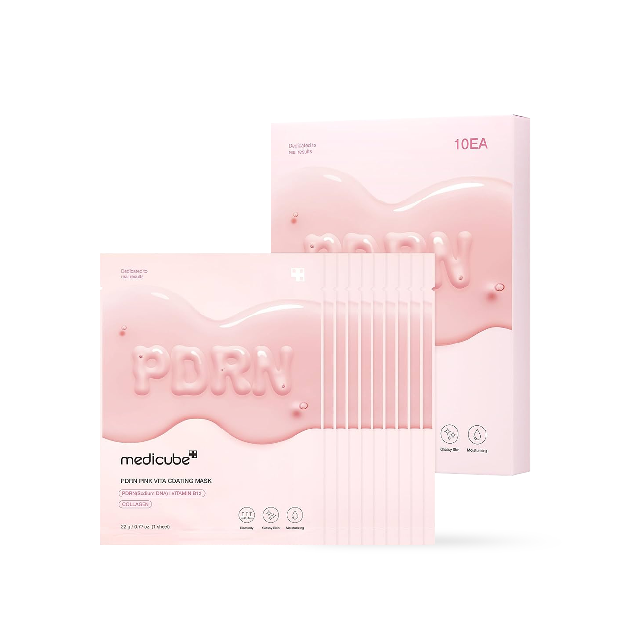 [Medicube] PDRN Pink Vita coating Mask 10EA