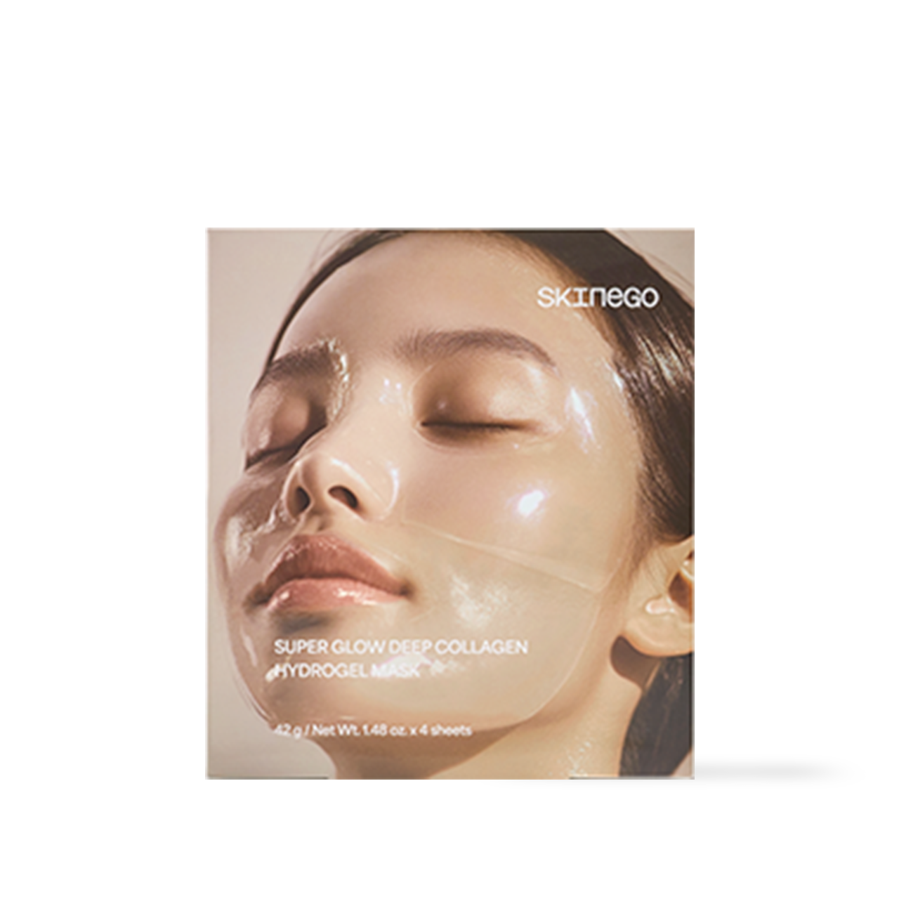[Skinego] Super Glow Deep Collagen Hydrogel Mask 4ea