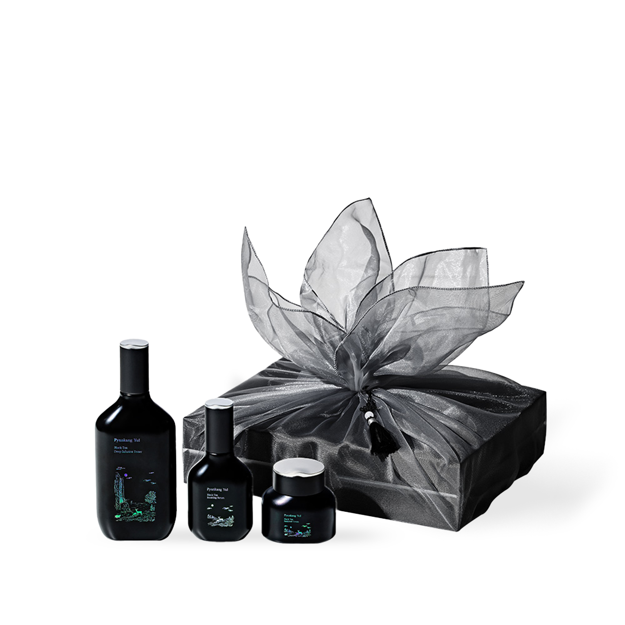 [PyunkangYul] Black Tea Line Gift Set 130ml+45ml+60ml