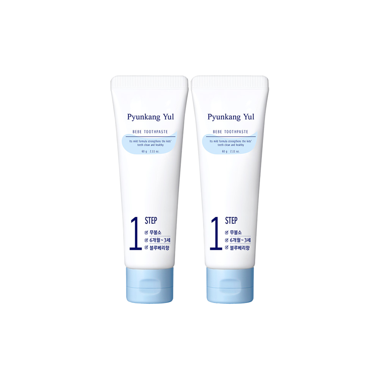 [PyunkangYul] Bebe Toothpaste (Blueberry) 60g*2