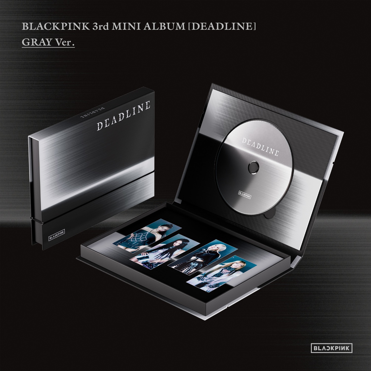[BLACKPINK] BLACKPINK 3rd MINI ALBUM [DEADLINE] GRAY Ver.