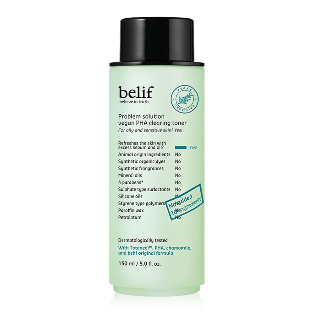 [Belif] Problem Solution Vegan PHA Clearing Toner 150ml