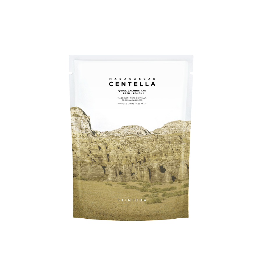 [Skin1004] Madagascar Centella Quick Calming Pad 70pads (Refill Pouch)