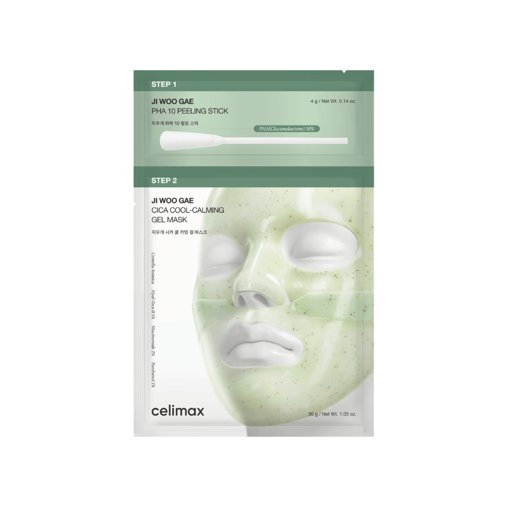 [celimax] Ji Woo Gae Cica PHA Peel 2-Step Gel Mask - 2 Size